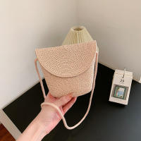 Bolso pequeño de mano para mujer hecho a mano de tela, mini bolso de playa tipo cubo y bolsos de hombro para damas - details 3