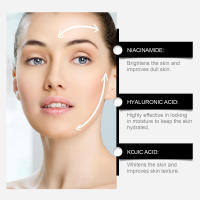 Nicotinamida Hidrata en el rostro, rejuvenece y revitaliza la crema facial para el cuidado diario de la piel. - details 6