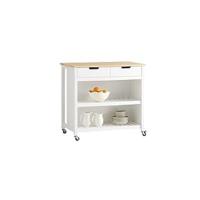 Mueble de Almacenamiento de Cocina Aparador de Comedor con 3 Puertas y 1 Compartimento Abierto - details 13