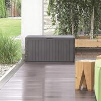 jardin 190 litros Boardebox de plastico en color antracita 78 x 43,3 x 55 cm - details 6