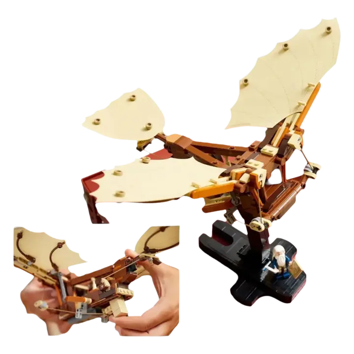 Kit De Construcción DIY Flying Machine Para Adultos Set De Artesanía Para Decoración De Hogar O Oficina Con Soporte Para Exhibición Regalo Creativo 493 Piezas - 1