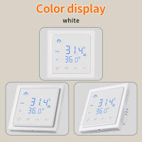 Controlador de temperatura de calefacción de suelo, termostato inteligente con pantalla táctil LED, cableado, Control de calefacción eléctrica, 85-265V, MH1828A, 16A - details 11