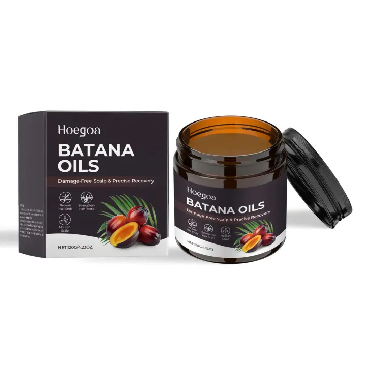 La crema para el cuidado del cabello HOEGOA Batana es suave, fuerte, fragante, brillante, hidratante y nutre el cuero cabelludo. - 1