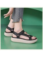 Nuevo 2025 sandalias jóvenes, deportes casuales, plataforma cómoda, Velcro, zapatos de mujer de gran tamaño - details 8