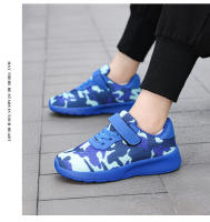 Zapatillas de deporte de camuflaje a la moda para niños, zapatos deportivos transpirables para niños, zapatos ligeros y cómodos para correr, zapatos de tenis para niños - details 14