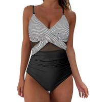 Traje de baño de malla de una pieza para mujer, traje de baño acolchado con elevador, estampado de leopardo, sexy, monokini, ropa de playa - details 2