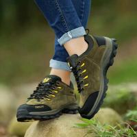 2020 nueva llegada calidad suela gruesa protege tus pies zapatos de senderismo de moda Neutral para mujer al aire libre - details 18