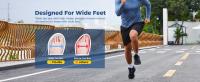 Zapatillas deportivas para correr para hombre, zapatillas ligeras y transpirables para pies hinchados, zapatos anchos, calzado de entrenamiento atlético - details 4