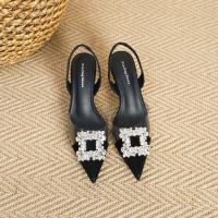Elegantes sandalias de tacón alto con punta de diamante - details 21