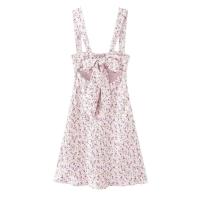 Vestido Floral de Verano OUWU Mini Vintage de Playa con Estampado de Resort - details 14