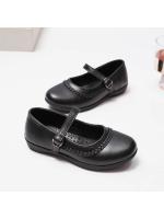 Zapatos de cuero de estilo coreano para niñas, calzado de princesa elegante y versátil, antideslizante, fondo suave, novedad de otoño, 2024 - details 5