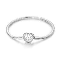 Pulsera con dije de circón en forma de corazón de amor infinito de Plata de Ley 925, dijes de cuentas, colgantes, joyería fina para mujeres y niñas - details 0