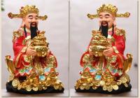Riqueza, hogar que ofrece estatua de Buda, atrae riqueza, apertura de tienda de decoración, concurso de regalos, Dios Wen de la riqueza - details 15