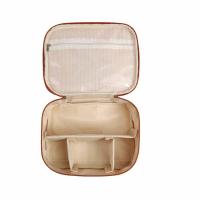 Bolsa cuadrada de cuero PU para cosméticos, almohada con cremallera desmontable, bolsa de maquillaje, organizador de artículos de tocador, bolsa de viaje de estilo coreano - details 12