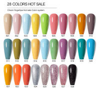 Parkson-Juego de 6 esmaltes en Gel para manicura, barniz semipermanente UV Gellak para diseño artístico de uñas, Color Nude Glitter, Soak Off - details 3