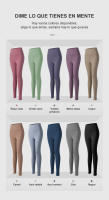 FREES COPES Pantalones de Yoga de Cintura Alta para Mujeres Leggings Deportivos de Gimnasio，seamless yoga leggings - details 7
