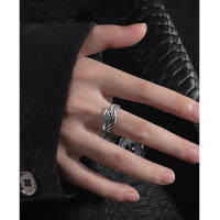 Anillo creativo Retro con alas de demonio y Ángel para hombres y mujeres anillo abierto gótico Punk hecho a mano accesorios de joyería Unisex regalo para amantes - details 3