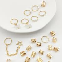 28 Uds. Anillo para el pelo con forma de mariposa, candados para rastas, Clips de Metal para puños, cuentas para rastas, trenzas sucias doradas y plateadas, tubos para trenzas de pelo - details 3