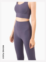 Pantalones largos de Yoga para mujer, pantalones deportivos ajustados, BLB, melocotón móvil - details 15