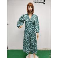 Vestido Vintage Elegante Verde 2025 para Mujer Manga Larga Estampado Floral Línea A Primavera/Verano - details 1