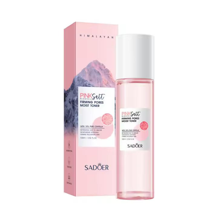 Set de cuidado reafirmante de sal rosa completo para lavado facial - 1