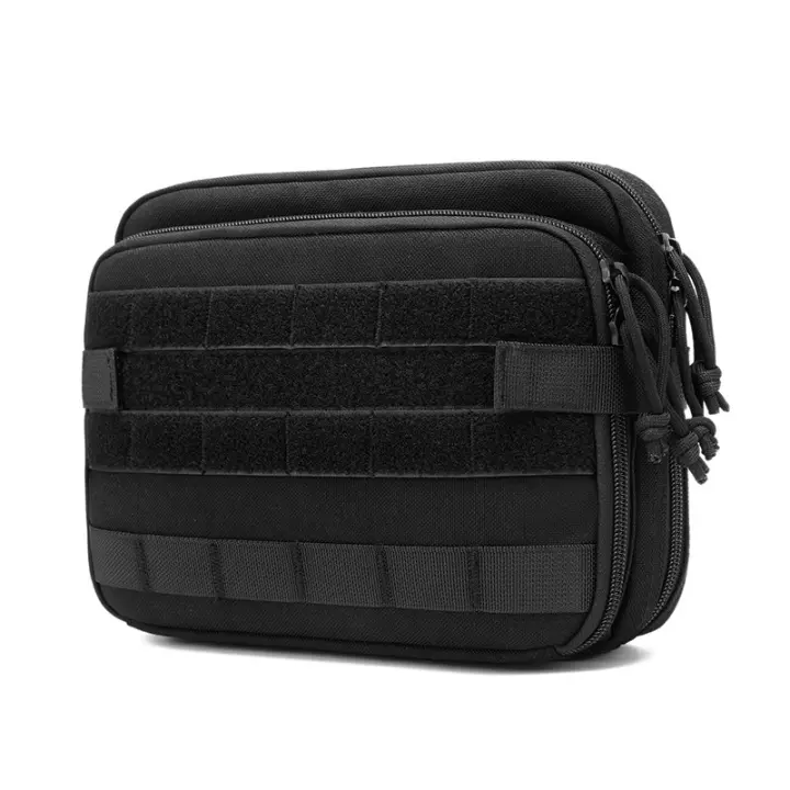 Bolsa táctica de administrador de diseño de doble capa, bolsas de utilidad Molle EDC EMT, bolsa de herramientas Modular de gran capacidad - 1