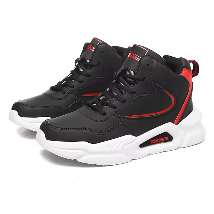 Zapatillas de Baloncesto Altas para Hombres y Mujeres Estilo Coreano de Gran Tamaño - 1