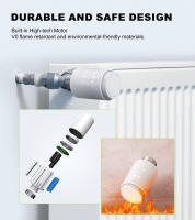 GIRIER Controlador de Temperatura Programable Válvula de Radiador Térmico ZigBee Control Remoto - details 6