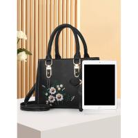 Mochila de Lujo Leten con Patrón Paisley Bolso Cuadrado Grande Bordado con Estilo - details 4