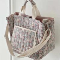 Ral Printing Mummy-pañales grandes de algodón para cochecito, bolsa de almacenamiento multifuncional ligera para madre - details 3