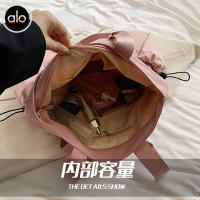 Alo yoga nueva llegada bolsa tote bolsa impermeable yoga casual deporte gran capacidad una bolsa de hombro - details 2