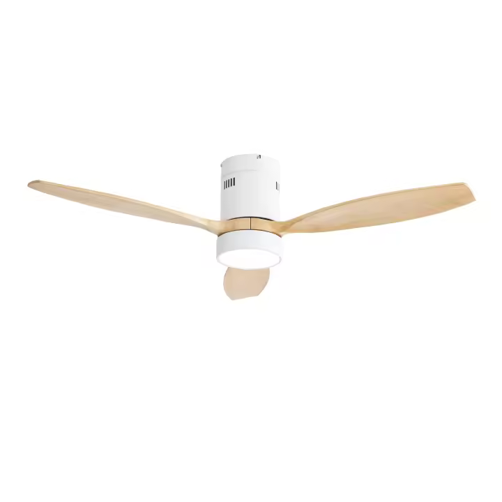 Parrot Uncle Ventilador de Techo con Luz LED de 18/24W, Ventilador Eléctrico Silencioso con Control Remoto, 3 Hélices - 1