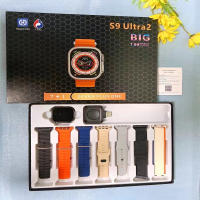 Reloj inteligente deportivo S9 Ultra 2, con correa de 7 piezas, Bluetooth, llamadas, detección de frecuencia cardíaca, pantalla HD 1,99 - details 6