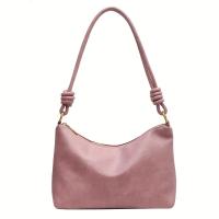 Bolso de Hombro de PU para Mujer Bolso Cruzado de Moda con Correa Ancha Bolso Commuter Casual - details 3