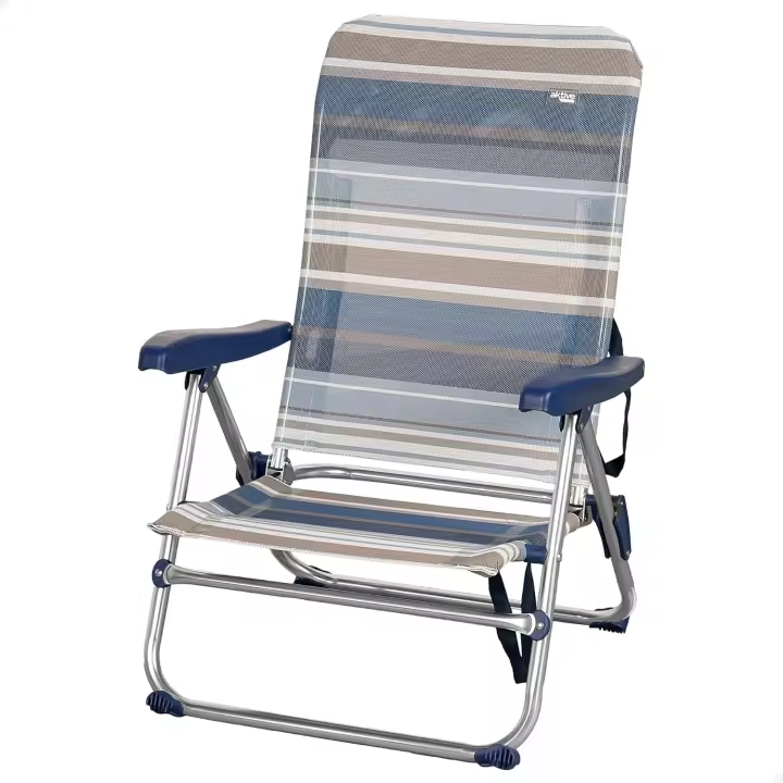 Silla Plegable Slim ALU 6 Posiciones 47X58X87CM C/cojin+Bolsa - 1