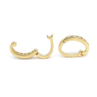 Colgantes de latón y circonita de Color dorado de 18K, cierres, conector, joyería, collares, suministros para hacer accesorios Diy - details 8