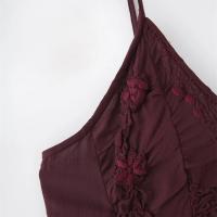 PB & ZA 2025 decoración en capas asimétrica temperamento ocio vestido con tirantes falda larga suelta productos nuevos de verano - details 10