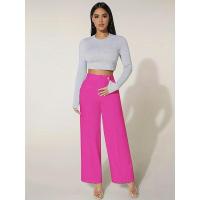 Pantalones de pierna recta para mujer, cintura alta, ropa blanca elegante, pantalones de moda coreana - details 6