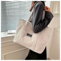 Bolso de mano de tela de cáñamo para mujer, bolso de hombro espacioso, bolso de mensajero versátil con cierre de cremallera, con múltiples bolsillos, para lavar a mano o limpiar en seco - details 19