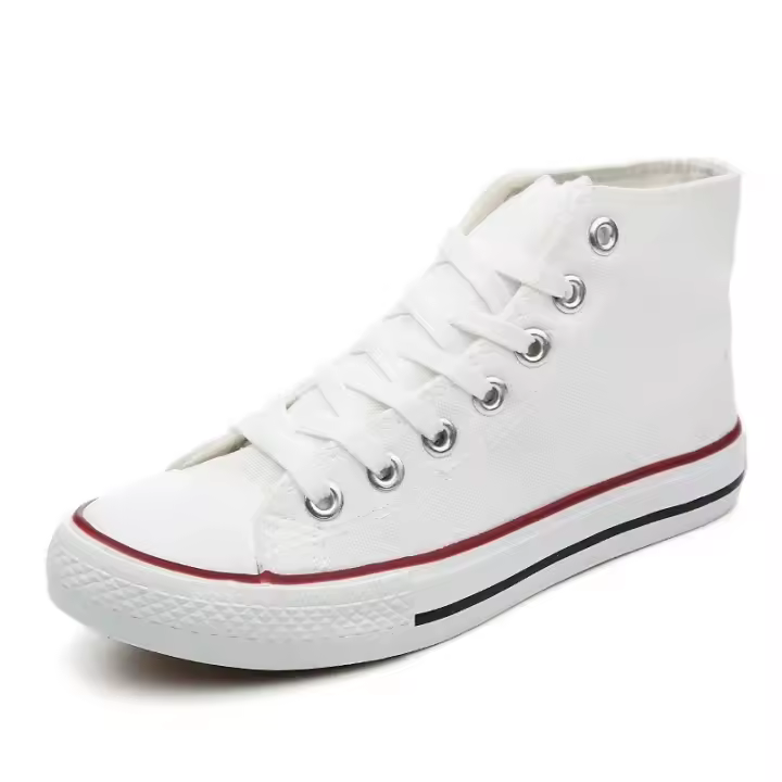 Zapatos de lona para hombre, zapatillas planas transpirables de alta calidad, informales, cómodas, con plataforma - 1