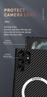 Funda magnética de fibra de carbono para teléfono Galaxy S24 S23 S22 Ultra Plus, conjunto de protección resistente a caídas - details 3