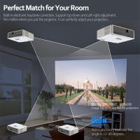 AUN-proyector AKEY6 1080P, 4K, WIFI, inalámbrico, misma pantalla, Android 9,0, cine en casa inteligente - details 6