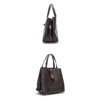 CHHC bolso de mano de las mujeres de la moda de lujo bolsa de cubo de gran capacidad elemento de la letra en relieve bolsa de la compra de las mujeres - details 11