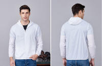 Chaqueta de senderismo con protección UV para hombre y mujer, cortavientos impermeable de secado rápido, Unisex, L02 - details 49