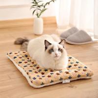 Colchoneta de franela cálida para mascotas, colchón de franela suave para perros, colchoneta gruesa para dormir, manta plegable y transpirable para perros, Invierno - details 1