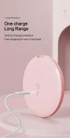 Espejo de maquillaje plegable LED para mujer, Mini espejo de bolsillo pequeño, efecto luminoso rosa y blanco - details 1