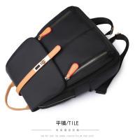 Mochila Oxford negra impermeable para mujer, bolso escolar antirrobo de gran capacidad, bolso de viaje, bolso de hombro - details 26