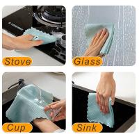Toalla Eficiente para Limpieza de Espejo y Cocina 25x25cm Napkin de Absorción de Agua para Lavado de Platos y Limpieza de Vajilla - details 1