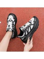 Zapatillas de correr informales de verano 2025 para hombre y mujer, de malla transpirable, con suela gruesa y absorción de impactos, para parejas, deportivas de panda - details 2