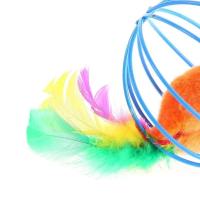 Juguete para mascotas para gatos - Jaula con bolas de ratón de color aleatorio para gatitos - Suministros y accesorios para mascotas para felinos - details 2